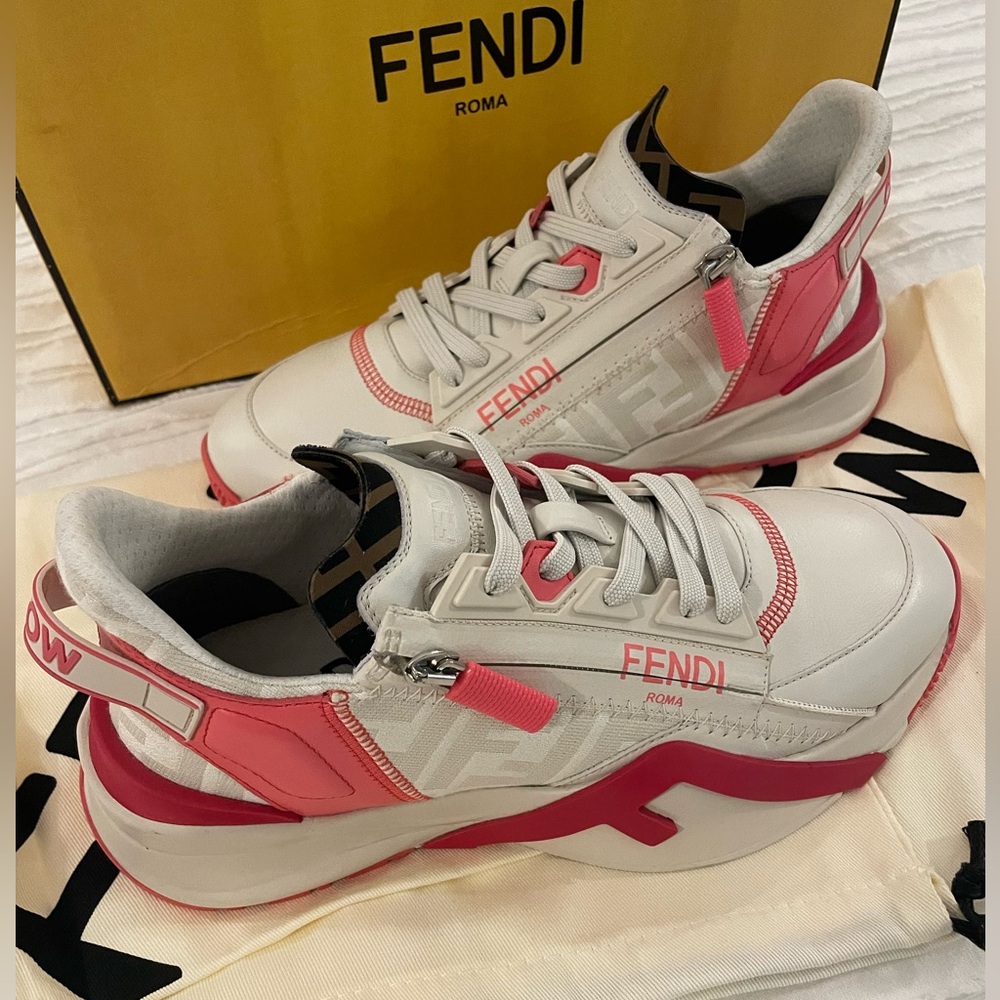 Fendi Flow Sneakers - 💓pink /off white